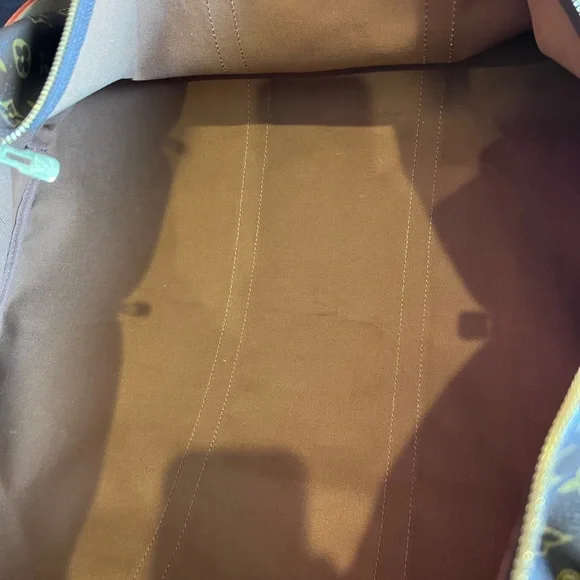 Auth Louis Vuitton Monogram Keepall Bandouliere 60 Boston Travel Bag M41412 - Picture 8 of 13